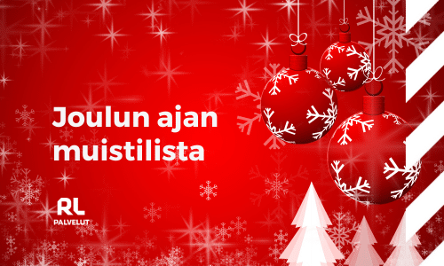 JOULUN AJAN MUISTILISTA 2023 – vinkit arkeen ja juhlaan!